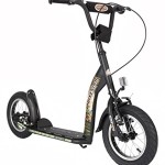 BIKESTAR-Premium-Lieblingsspielzeug-Kinderroller-Bestseller-in-seiner-Klasse-und-geeignet-ab-6-Jahren--12er-Sport-Edition--Teuflisch-Schwarz-matt-0